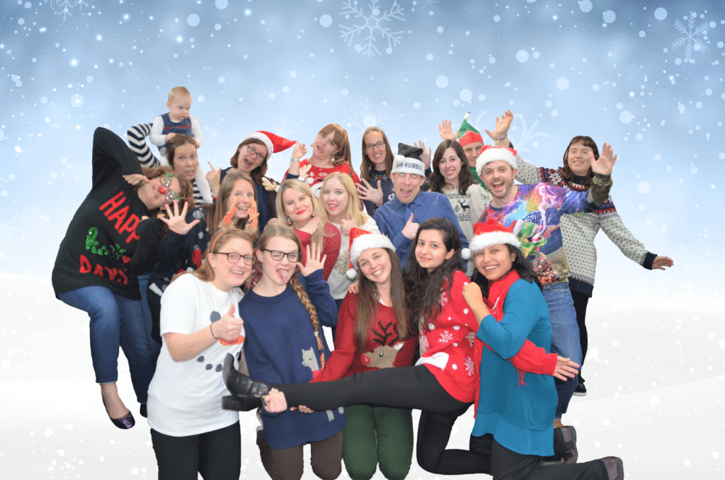 Christmas Jumper team photo